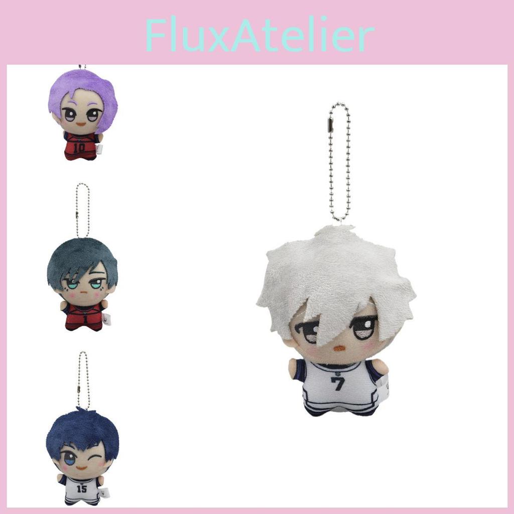 Plush Toy Keychain Adorable Blue Cartoon Animal Soft Pp Cotton Filling