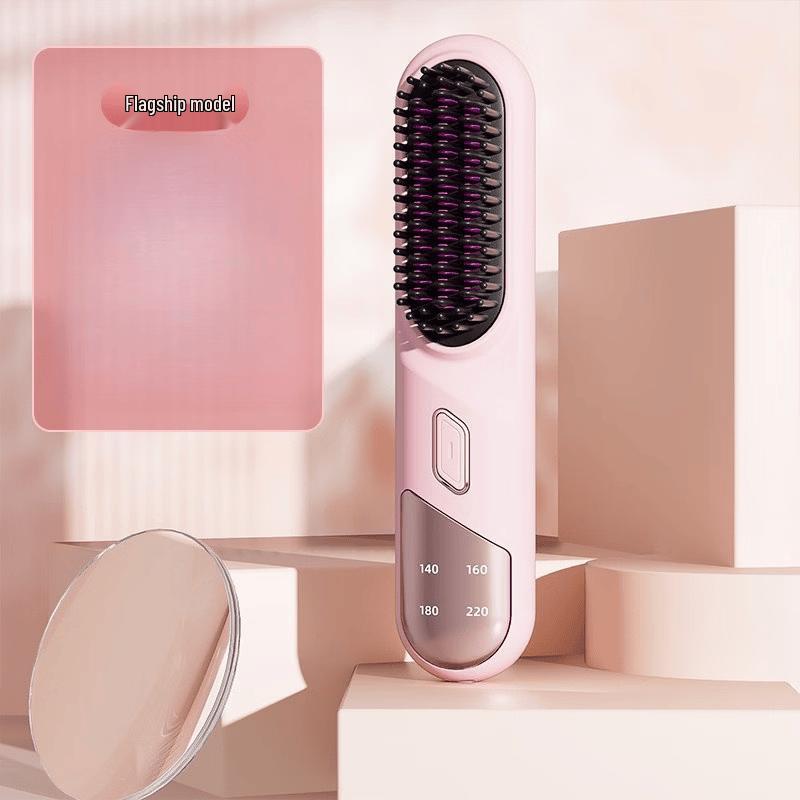 LISM 2-in-1 Hair Straightener & Curler Comb