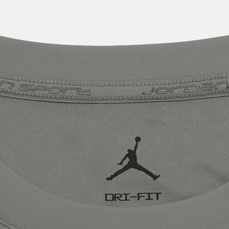 Jordan Dri Fit Solid Knit Crew Neck Long Sleeve T Shirt Men tops HQ8654-351