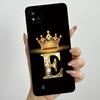 For Realme C11 2021 RMX3231 C20 Case Crown Letter Liquid Silicone Soft Phone Cases For RealmeC20 C20A Full Protection Back Cover