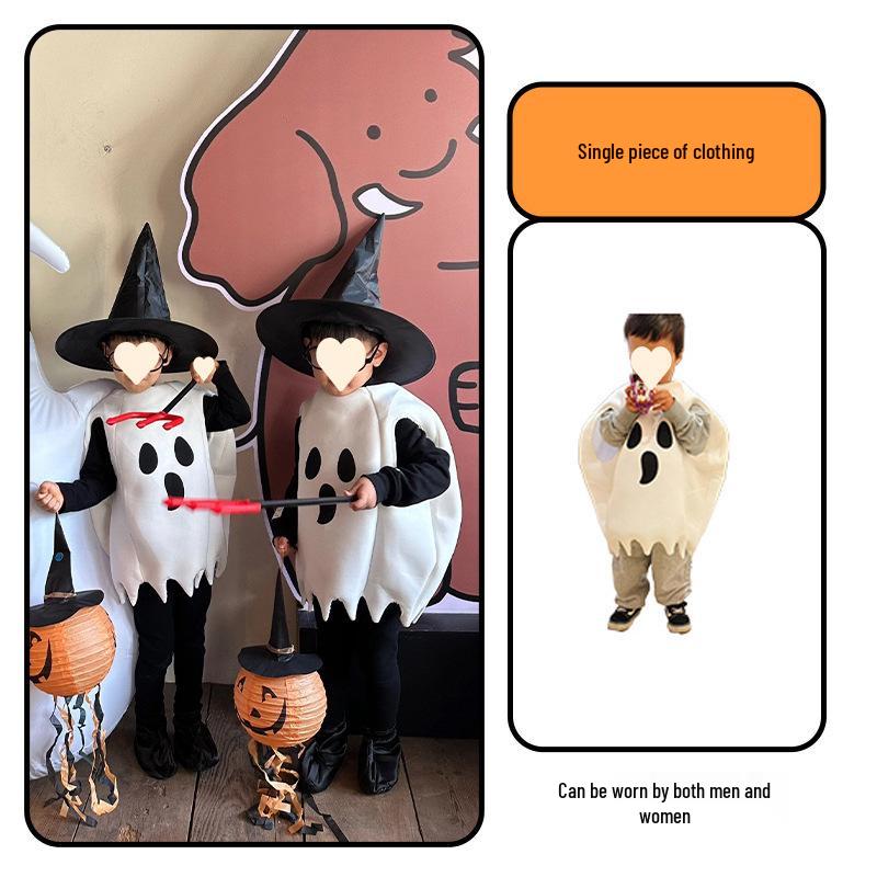 Halloween Ghost Costume for Kids - Boys  & Girls  Performance Outfit