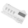 Toothbrush Holder 4 Slots Intelligent Cleaning Punch Free Wall Mounted Toothbrush Cleaner with