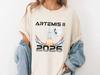 Artemis 2 Rocket Launch Unisex T-Shirt Future Moon Mission Tee Space Exploratio Men Women Y2k Short Sleeve Female Male Clothing