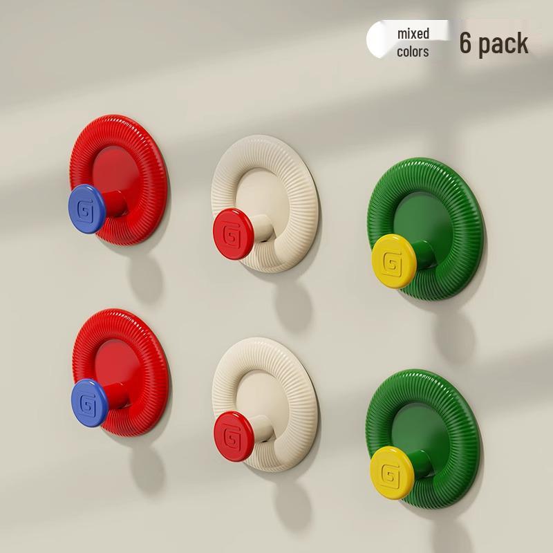 Dopamin Kreativer Klebehaken für Mantel & Hut - Ohne Bohren, Rückstandsfrei, Stark Wandmontiert für Badezimmer & Hinter-Tür-Nutzung