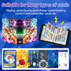 Card Album 4 Compartments, 400 Slots, with Handle, YOUKUKE Trading Card Binder