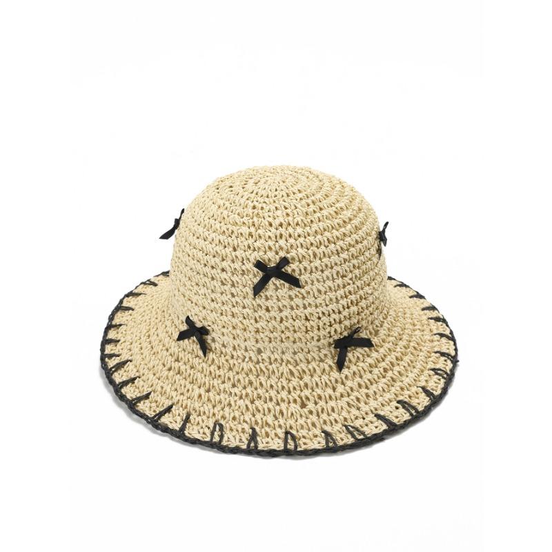 

Универсальная шляпа-панама с широкими полями для защиты от летнего солнца, пляжная соломенная шляпа, шляпа-панама M（56-58cm） хаки