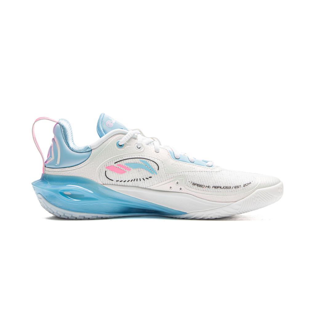 LiNing Flash 11 Basketball Shoes Men sneaker White ABAU053-73