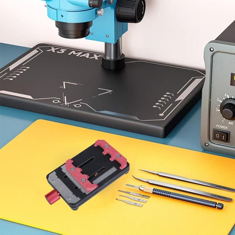 Advanced Circuit Board Holder Metal Clamp for PCB Repair, Technical Workshops and Laboratory, Motherboard Holding Tool