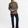 Timberland Plaid Outdoor Casual Breathable Long Sleeve Shirt Men Shirts Khaki A44G5-BK2