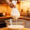 Pungi reutilizabile din pânză de brânză-Strecurătoare cu plasă fină pentru iaurt, suc, cafea-Pungi de filtrare din tifon sigur pentru alimente-Accesoriu de gătit pentru bucătărie