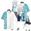 Popular Game Blue Archive Cosplay T-Shirts 3D Sunaookami Shiroko Print Kids Cartoon Anime Tees Summer Men Women Harajuku Y2k Top