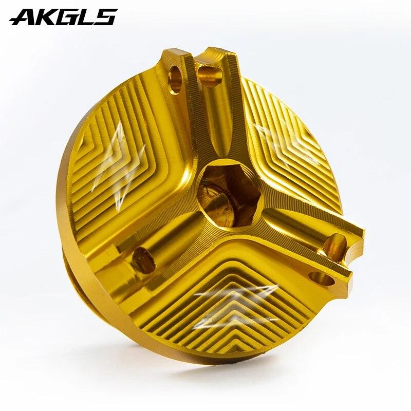 M20 * 2.5 Aluminum Oil Filter Cup Engine Plug Cover For Kawasaki Z800 Z650 Z900 Z400 Z1000 Z1000R Z1000SX Z900RS Oil Filler Cap