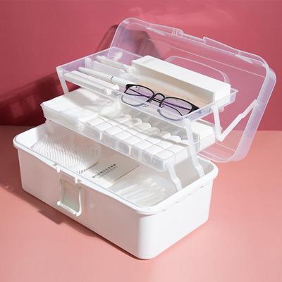 Portable Multifunctional Medicine and Art Storage Box: First Aid, Drawing, Stationery