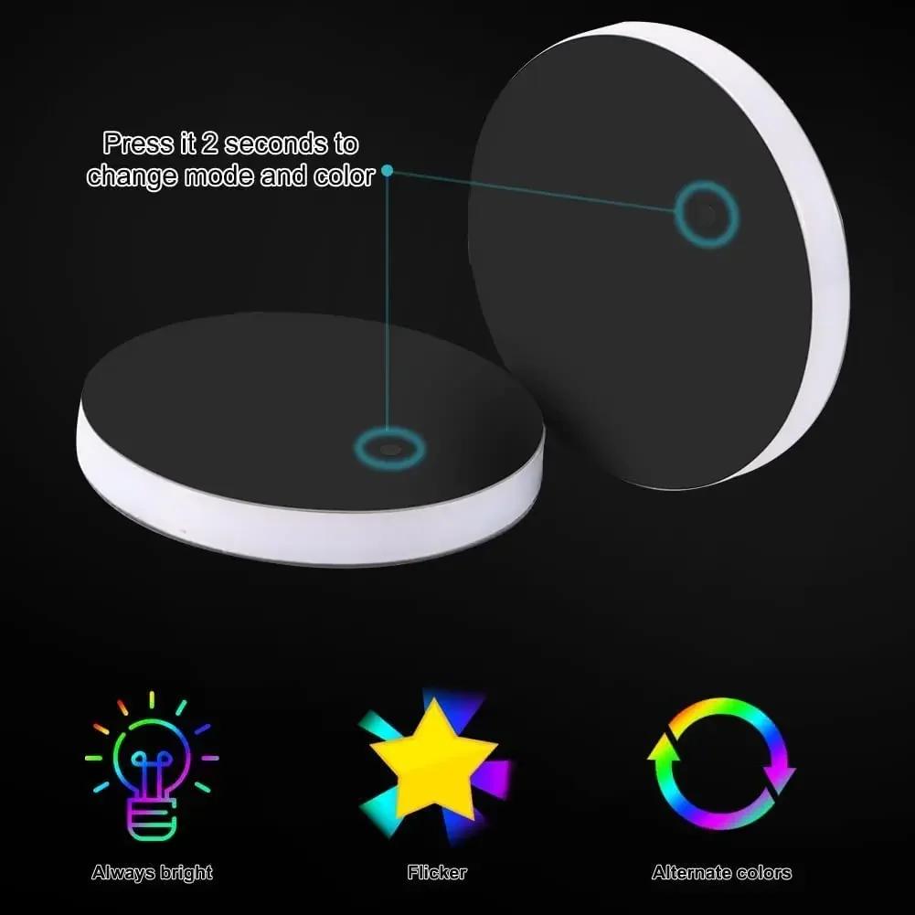 2025 New 2Pcs Car Logo 7Colors Water Cup Coaster Holder Color Atmosphere light For Skoda Octavia 3 2 Rapid Superb Fabia Kodiaq K