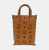 [Pre-Owned] Aren Allover Logo 24k Gold Plated Hardware Tag Napa Leather French Fry Mini Shoulder Crossbody Tote Bag - Fair #1MVIZGT
