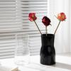 Ins Modern Glass Flower Vases for Centerpiece Table Home Indoor Desk Decor Boho Style Flower Vase for Wedding Housewarming Gift