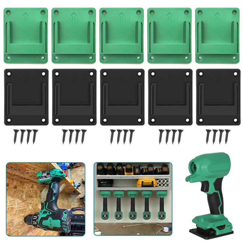 

5 шт. держатель инструмента док-станция крепление для Hitachi/Hikoki/Metabo 18V-36V держатель дрели машина кронштейн для хранения подставка слоты крепежные устройства