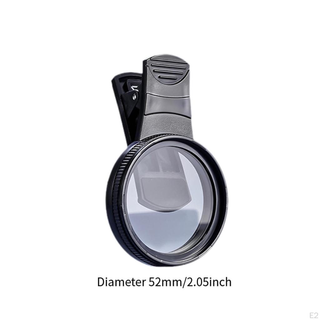 52mm Objektiv CPL pro fotoaparát chytrého telefonu Kruhový polarizační pro HD živé vysílání Snadná instalace Anti