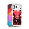 Jujutsu Kaisen Sukuna Mobile Phone Case for iPhone 17 16 15 14 13 12 11 Air Pro Max Plus Wavy Edge TPU Colorful Cover Pretty