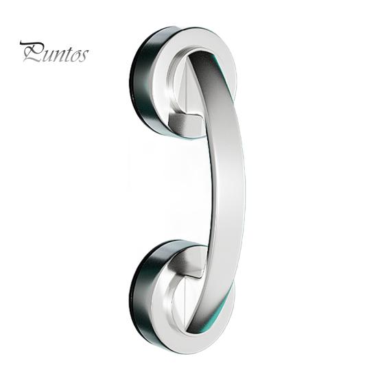 Glassdørhåndtak 10 kg belastningskapasitet Sikkert grep Enkel installasjon Universal sugekopp Skyvedørshåndtak til baderom