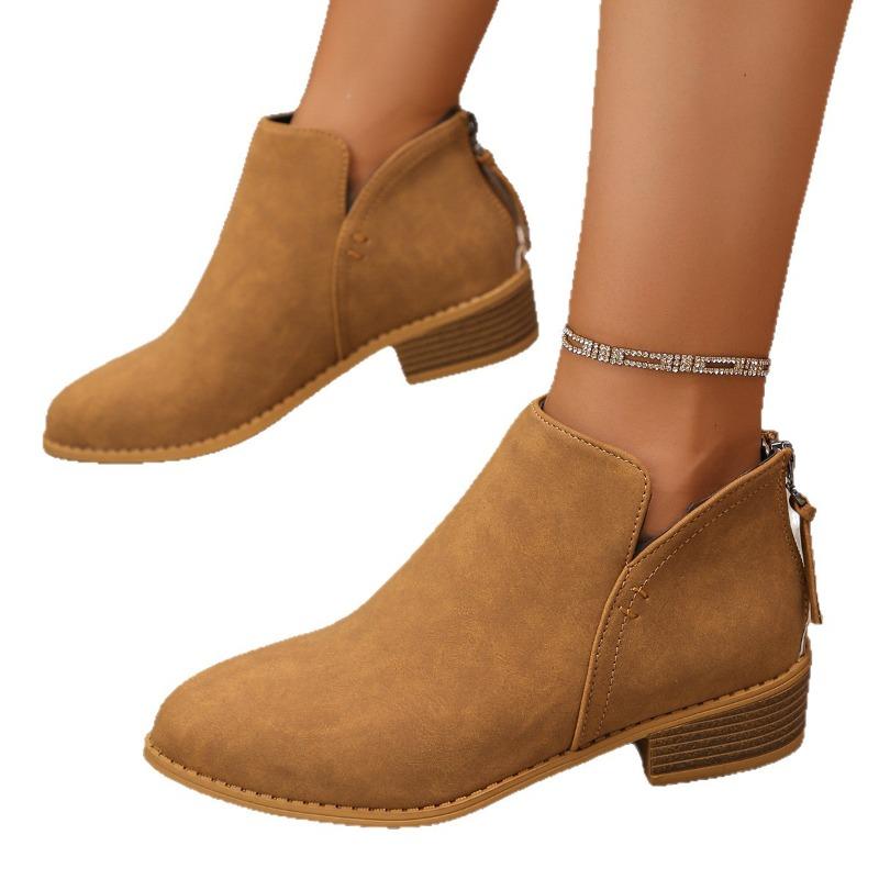 Women's Pointed-toe Slimming Shoes: Versatile and Fashionable Ankle Boots and Ankle Boots