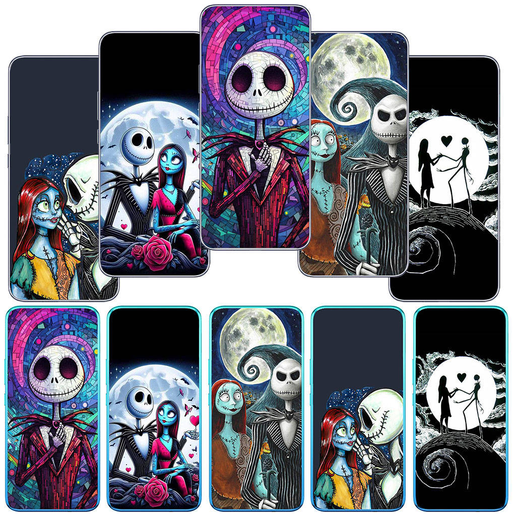 

Чехол для телефона Motorola Moto Edge 40 30 neo G54 G24 G84 iPhone 15 14 Xiaomi Redmi Note 13 12 11 Pro Samsung Galaxy A34 Christmas Jack Skellington