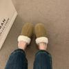 New Winter Fuzzy Women Slippers Indoor Soft House Shoes Brand Fluffy Suede Women Shoes Outdoor Antiskid Flat Slippers