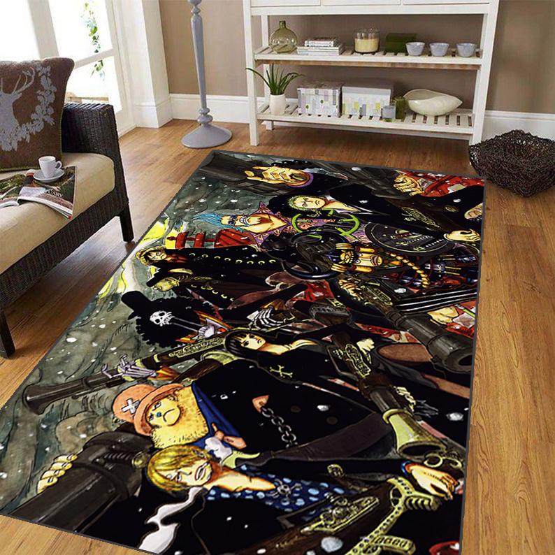 Japanese Anime Carpet for Living Room,Soft Flannel Rug for Bedroom ,Anti-Slip  BATHROOM Mat,  Baby Play Mat,large Aircraft Rug