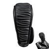 Car Gear Shift Cover Car Gear Shifting Knob Cover Dustproof Artificial Leather Shift Knob Sleeve Texture Design Rust-Proof
