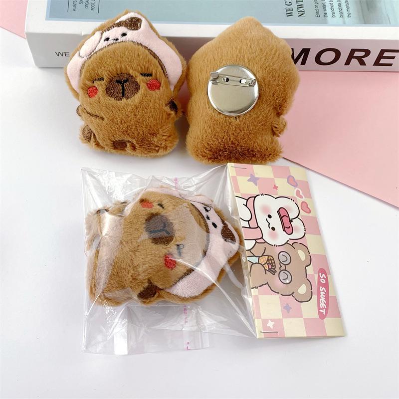 Capybara Charm Pendant: Cute Sanrio Headgear & Children's Accessories