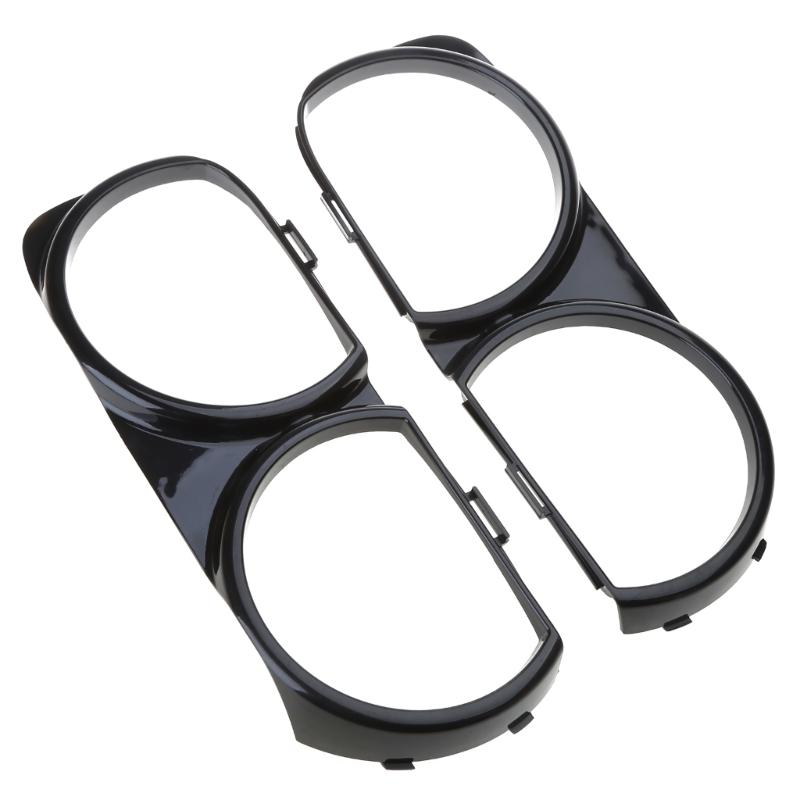 Upgraded Headlights Frame Replacement Front Lamp Headlight Bezel Set Easy Installation Suitable for -Challenger