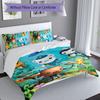 3pcs The Octonauts3 pattern bedding set duvet cover set includes duvet cover &pillowcases, perfect all season bedroom decoration & gift