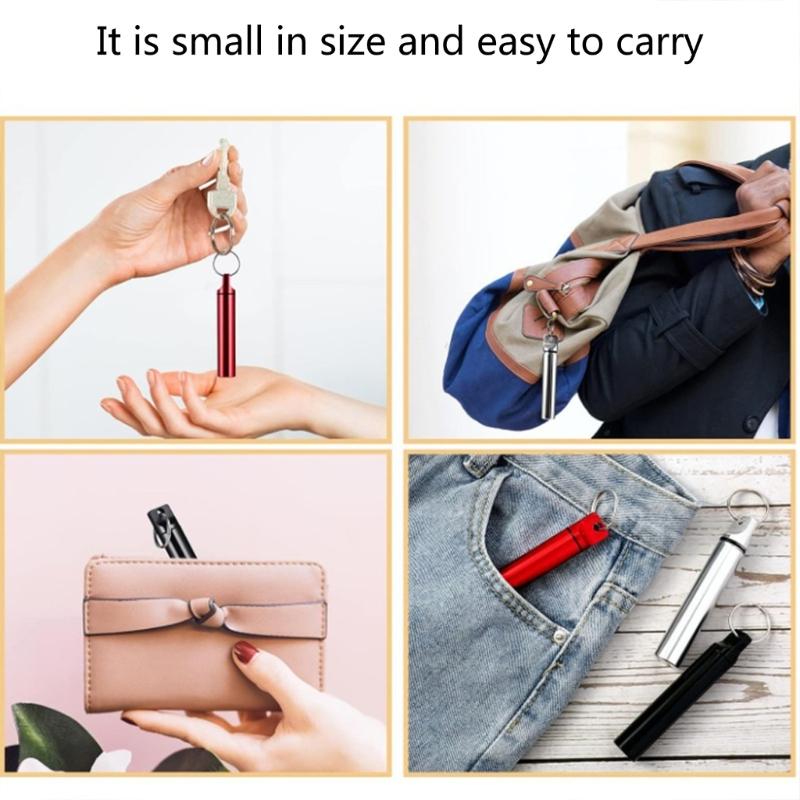 Leakproof Aluminum Toothpick Dispenser Multipurpose Organizers Water Resistant Carry Case For Office Camping Essential