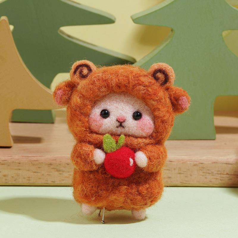 

1 шт. Набор для штамповки из шерстяного войлока - Сделай сам Овечка Подарок Украшение