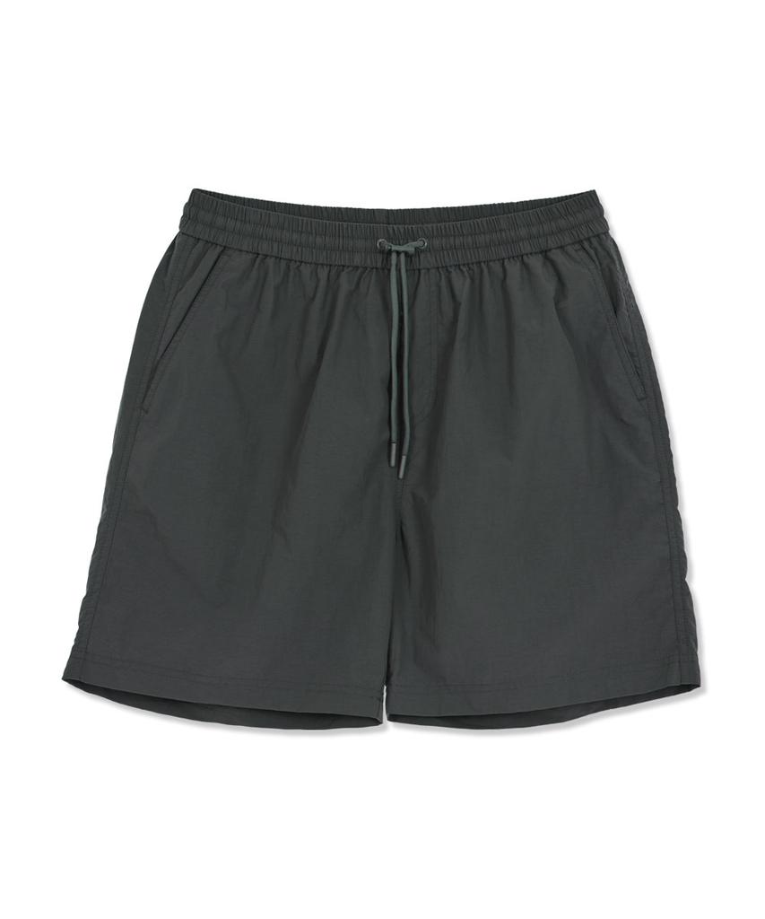 ASTRAL PROJECTION Basic Comfortable Nylon Shorts_Charcoal