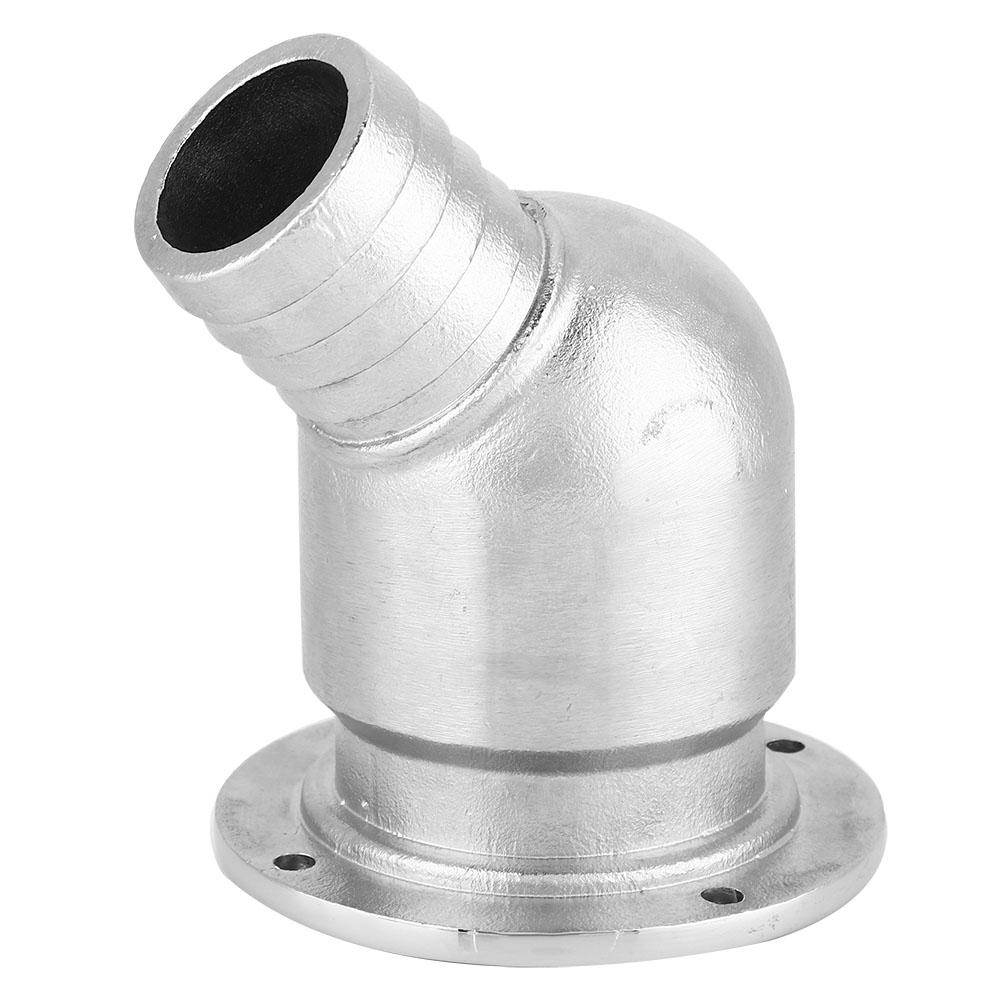 Stainless Steel Boat Deck Drain Channel, 45 Degree Mirror Polished Corrosion Resistant Marine Scaffold Channel with Easy to Install Portable Size for