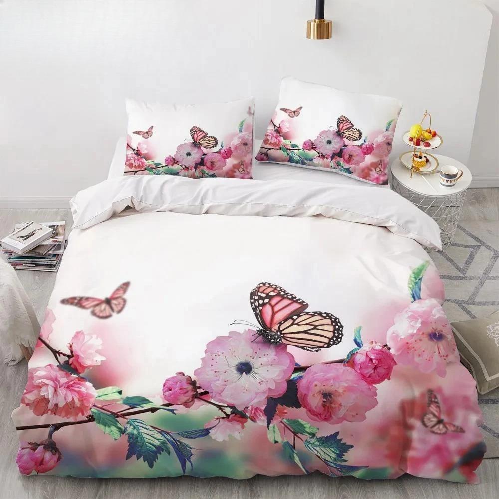 Luxury 3D Bedding Set Europe Double Duvet Cover Set Bed Linen Comfortable Blanket/Quilt Cover Bed Set Nordic Colour