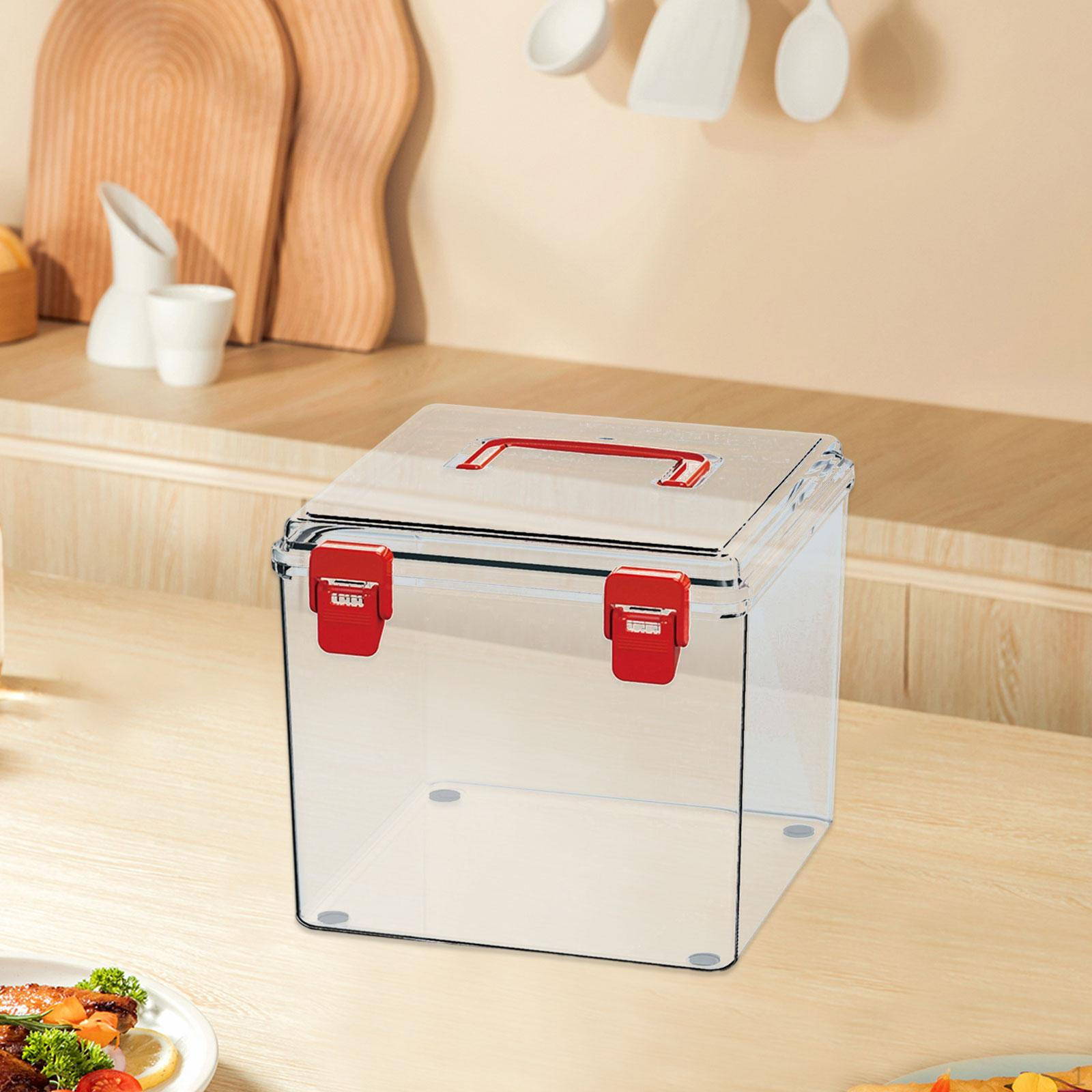 

Airtight Food Storage Container Jar Decorative Portable Spaghetti Canister for 4L