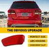 2Set Rear Reflector Passenger Light Bumper RH Fit for Side Jeep Compass Journey