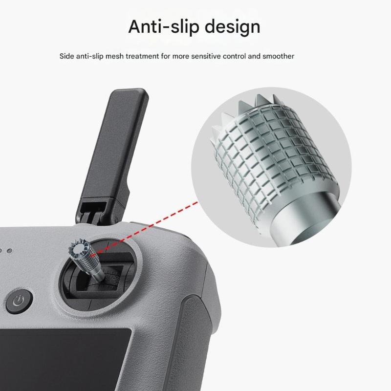 Precisions Drones Controller Joysticks for /RC2/ Pro2 Aluminum Alloy Ergonomic Thumb Rockers
