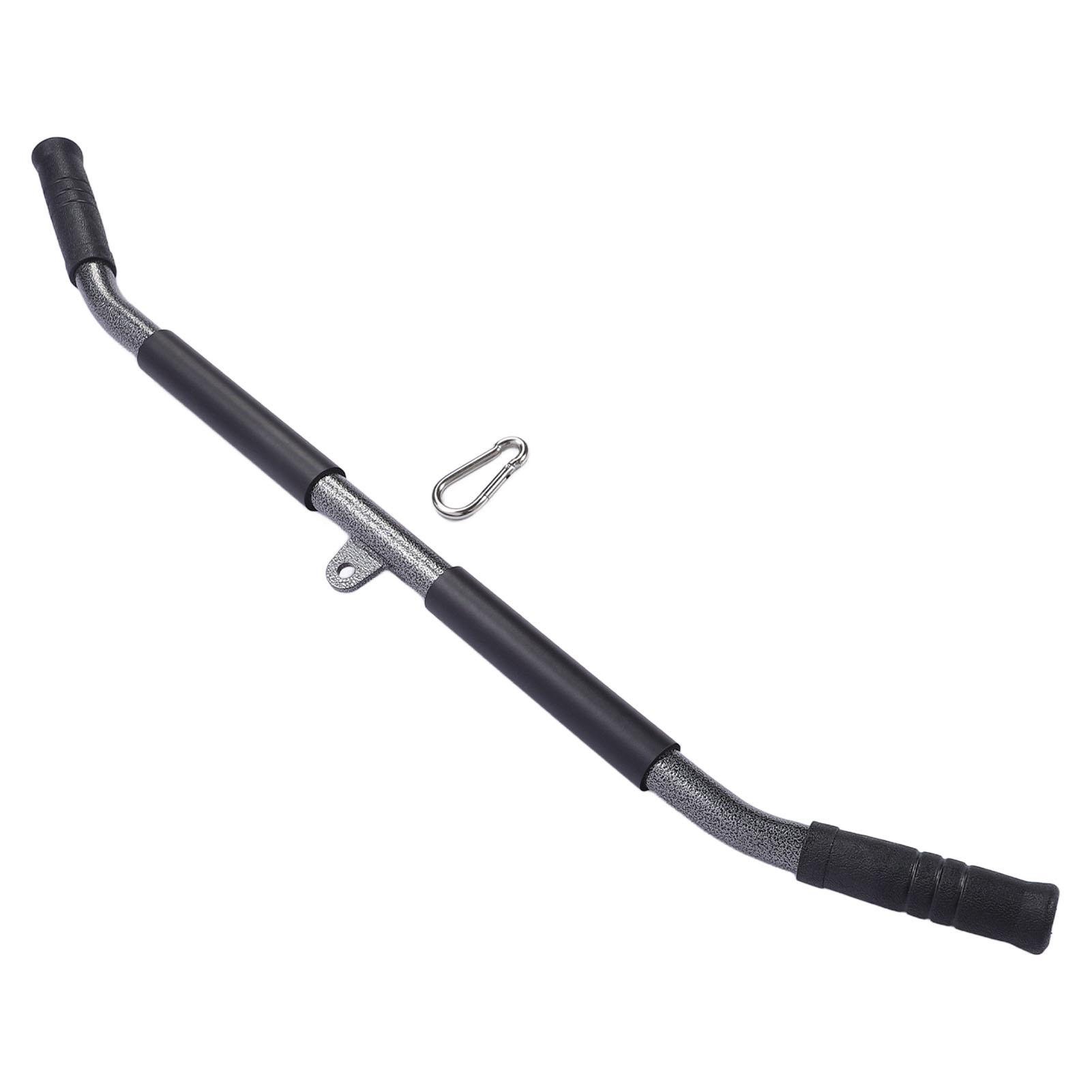 

Тяговая штанга Стальная тяговая штанга с противоскользящей рукояткой для тренировки мышц Тренажерное оборудование