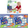 Wooden Monster Search Puzzle For Kids Focus Training With Cards And Blocks
