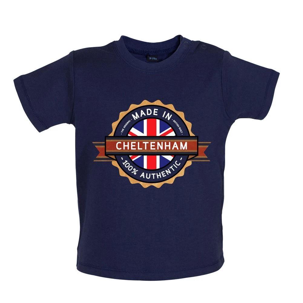 

Made In Cheltenham - Baby Kids Boys Girls Unisex T-Shirt / Babygrow - Town City Village Born Love Live 110