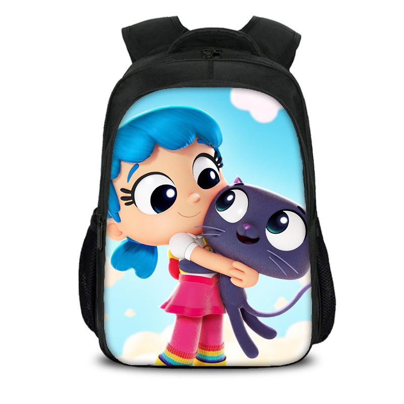 True and the Rainbow Kingdom double-layer backpack with large capacity cartoon print for kindergarten children and students