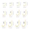 100 Pieces Shinkanto Barbless Multi-Type Multi-Size Goldfish Hooks Long Shank Carp And Carp Fishing Gear