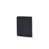Daks Navy Logo Pattern Cowhide Wallet Dbwa4f290n2
