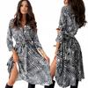 Elegancka Midi Sukienka Suknia Stylowa Klasyczna Geometryczna Zb 44 Xxl