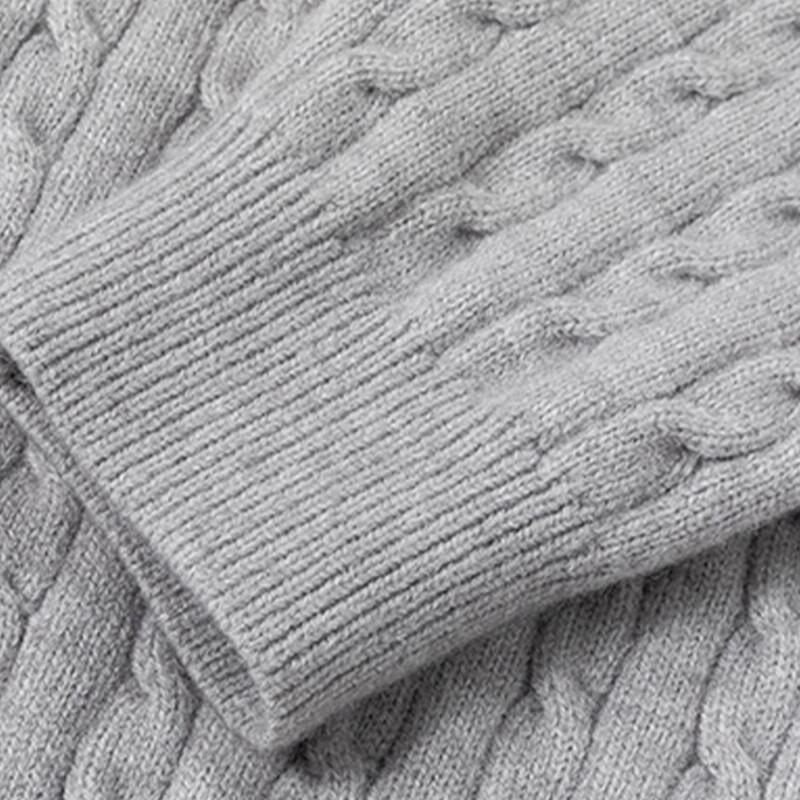 Mark Fairwhale Men's Round Neck Knit Cardigan Jacket