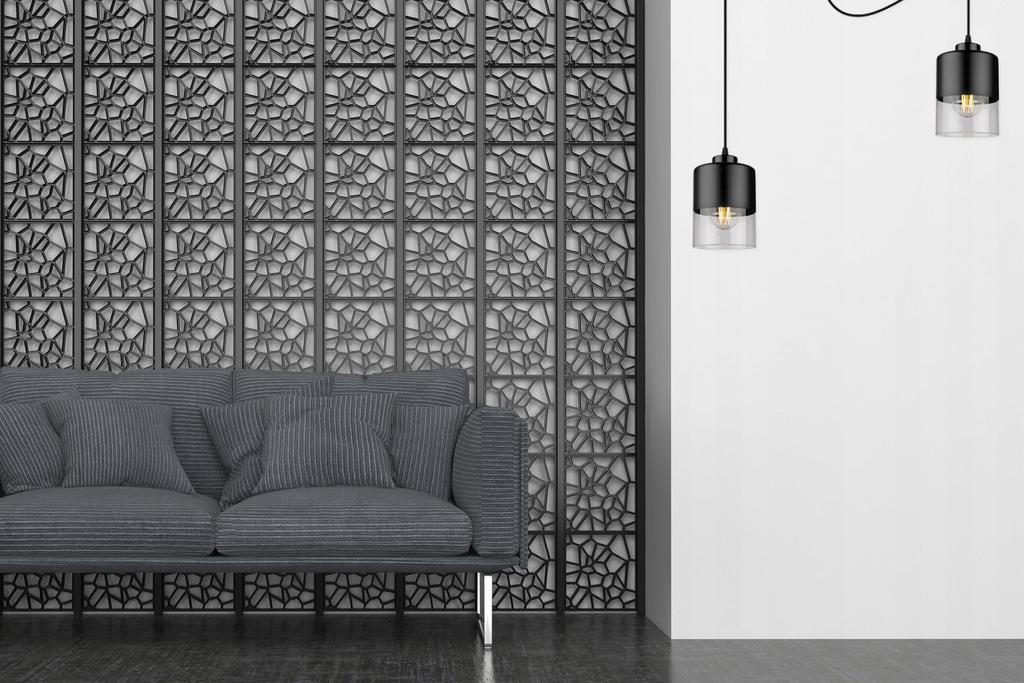 MODERN GLASS SPIDER CEILING HANGING LAMP