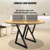 Z Shape Metal Table Legs Dining Table Legs 28"x18" Desk Legs Set of 2